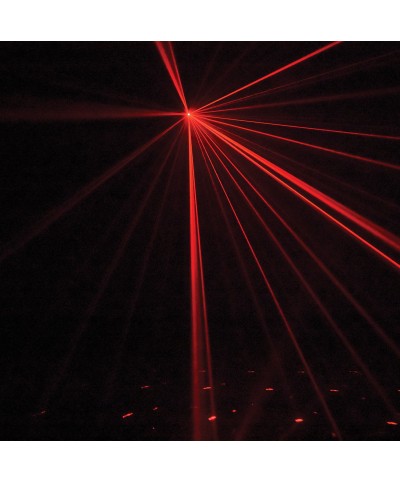 Jeux de lumière 3-en-1 : Beam Moonflower, Strobe, Laser multipoints Rouge et Vert Power Lighting METEOR VII