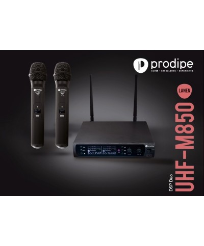 Système Double Micro Main UHF M850 DSP Duo PRODIPE
