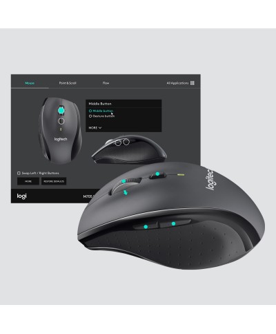 Logitech M705 Marathon anthracite Souris ordinateur sans fil