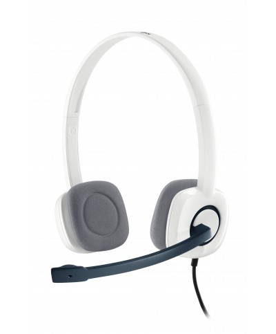 Logitech H150 Stereo écouteurs nuage blanc Ecouteurs Ordinateur