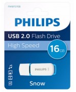Philips USB 2.0 16GB Snow Edition bleu océan Clés USB