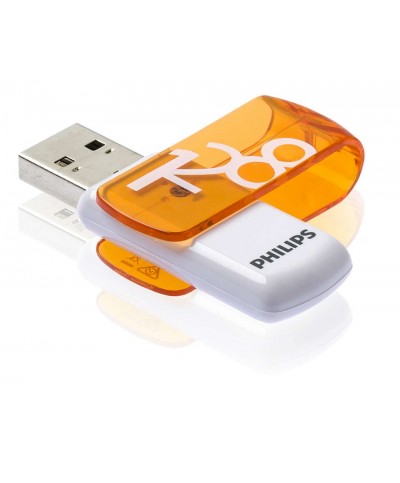 Philips USB 2.0 128GB Vivid Edition orange Clés USB