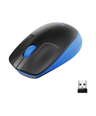 Logitech M190 bleu Souris sans fil Souris ordinateur sans fil