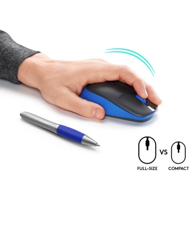 Logitech M190 bleu Souris sans fil Souris ordinateur sans fil