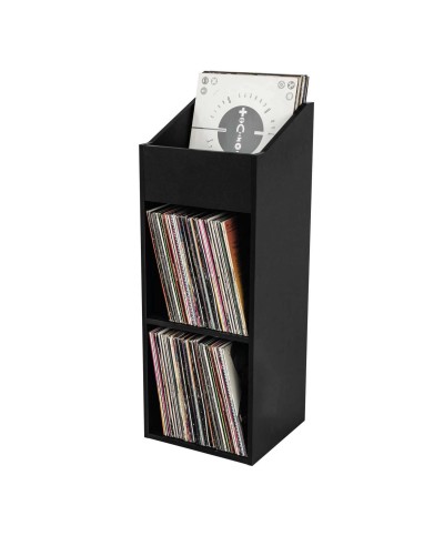 Casier de rangement 330 vinyles finition noir Glorious Dj RECORD BOX 330 BLACK - rangements Disques
