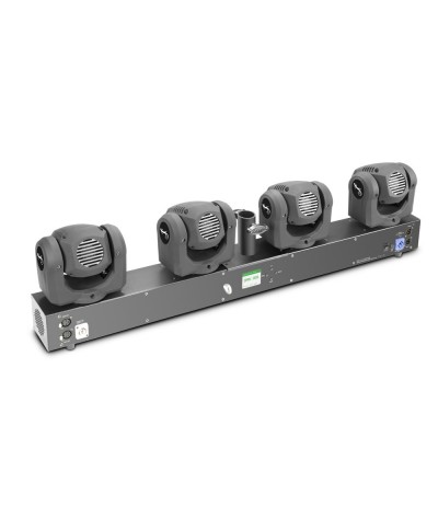 Lighting System 4 Ultra-fast 32 W RGBW Quad LED Moving Heads Cameo HYDRABEAM 4000 RGBW