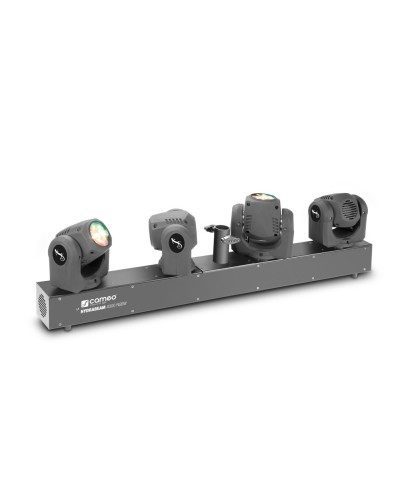 Lighting System 4 Ultra-fast 32 W RGBW Quad LED Moving Heads Cameo HYDRABEAM 4000 RGBW