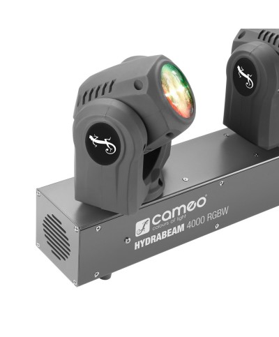 Lighting System 4 Ultra-fast 32 W RGBW Quad LED Moving Heads Cameo HYDRABEAM 4000 RGBW