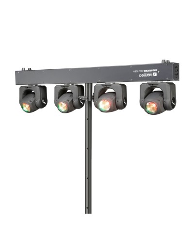Lighting System 4 Ultra-fast 32 W RGBW Quad LED Moving Heads Cameo HYDRABEAM 4000 RGBW