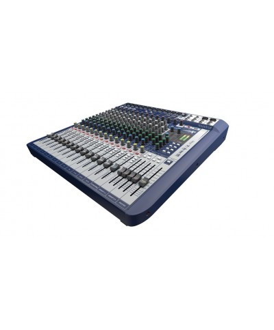 Console analogique Signature 16 SOUNDCRAFT Console live 16 voies Effets USB