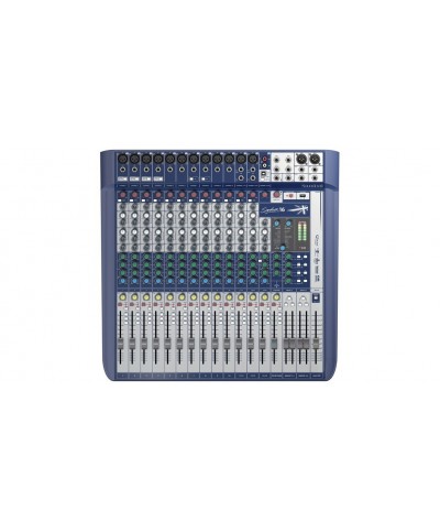 Console analogique Signature 16 SOUNDCRAFT Console live 16 voies Effets USB