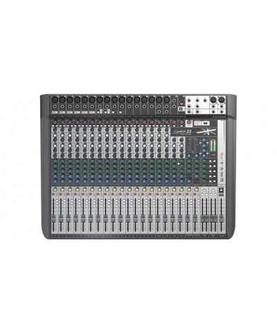 Console analogique Signature 22 MTK SOUNDCRAFT Console live 22 voies USB MulTi Track