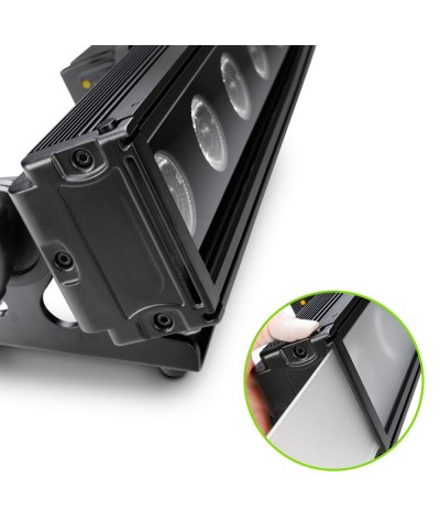 Barre LED 12 x 12 W RGBWA+UV pour extérieur compatible RDM Cameo PIXBAR 600 PRO IP65