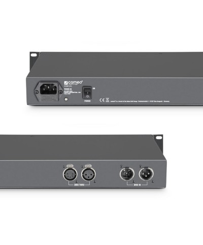 Splitter/Booster DMX 6 canaux (XLR