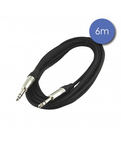 Cordon 6m JACK STEREO Mâle JACK STEREO Mâle POWER ACOUSTICS CAB 2011