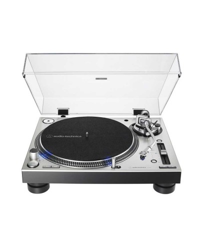 Platine Vinyle AUDIO TECHNICA AT-LP140XP Argent Entrianement Direct