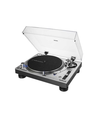 Platine Vinyle AUDIO TECHNICA AT-LP140XP Argent Entrianement Direct