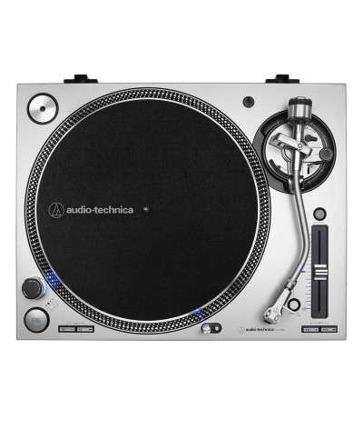 Platine Vinyle AUDIO TECHNICA AT-LP140XP Argent Entrianement Direct