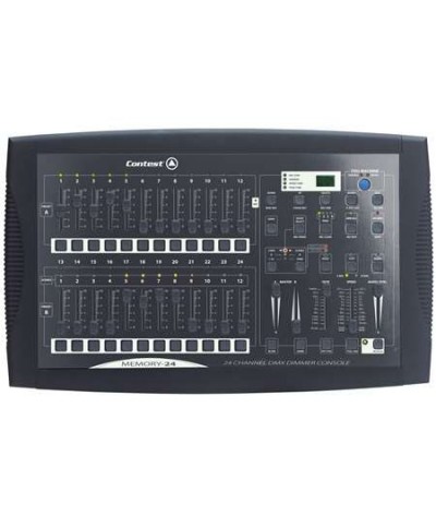 Console Lumière DMX MEMORY 24 CONTEST 12 ou 24 Canaux
