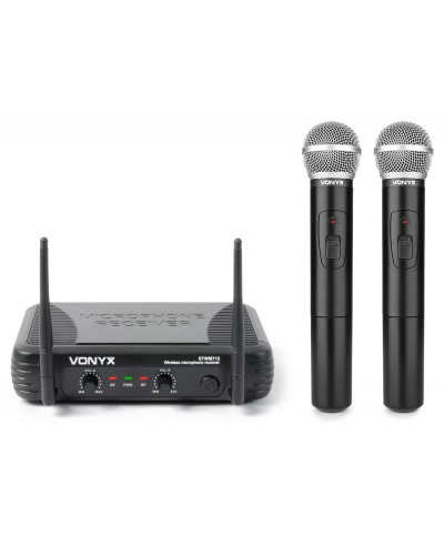 VONYX STWM712 Système Micro sans fil VHF 2 Micros Main