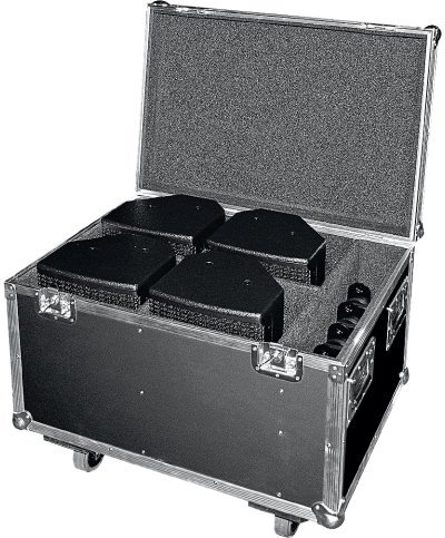 Flight-case pour 4 CX8 SHP FCASE-4CX8 HK Audio - Flight Cases et Racks