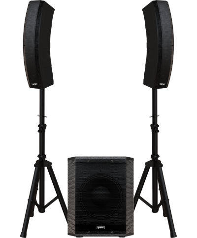 GEMINI LRX-1204 Système line array avec caisson 12p et pieds