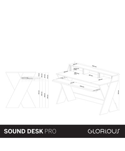 Meuble Glorious Dj SOUND DESK PRO