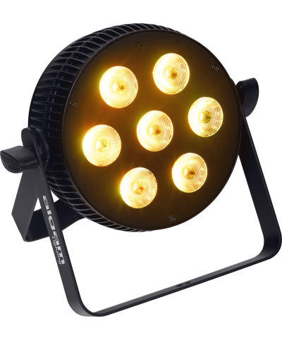 Projecteur à LED 7x10W 6-en-1 RGBWAU slim LAL SLIMPAR-710-HEX Algam Lighting