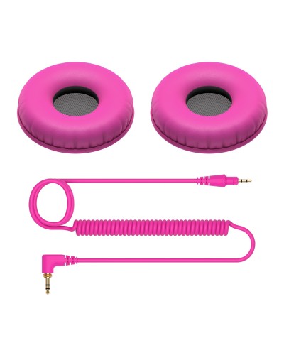 Cordon Spirale et Coussinets d'Oreilles pour HDJ-CU1 Rose