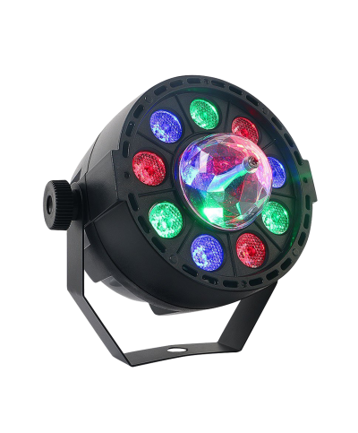 GHOST MEDUSA PAR 9X1W RGB BOULE 3X1W RGB