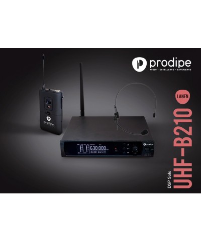 Système Serre Tête UHF B210 DSP Headset Solo PRODIPE