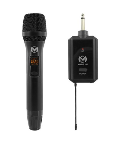 Micro HF Chant Main Mac Mah W-UHF 100 M récepteur sur batterie