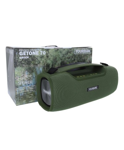 Enceinte Nomade Bluetooth Yourban GETONE 70 GREEN Compacte - Couleur Verte