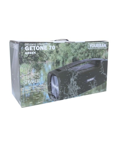 Enceinte Nomade Bluetooth Yourban GETONE 70 GREEN Compacte - Couleur Verte