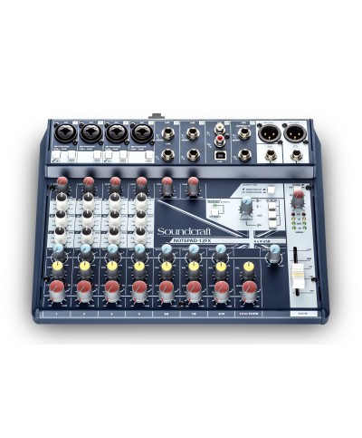 SOUNDCRAFT NotePad 12FX console de mixage avec USB I/O effets 12 Entrées