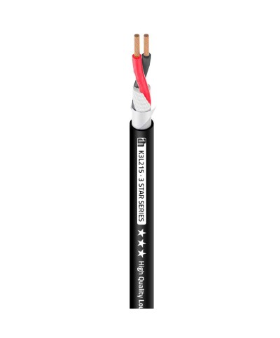 Rouleau Câble Hp 1.5mm² AdamHall 3Star série L215 le Mètre - Câbles et Cordons