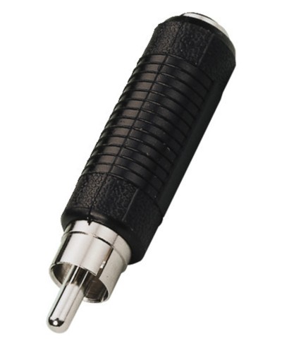 Adaptateur RCA Mâle JACK Femelle 6,35 mono Type Raccord