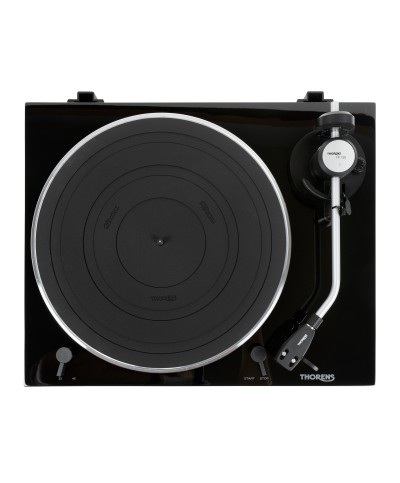 Thorens TD 204 NOIR Platine Vinyle Entrainement Par Courroie - Finition Noir