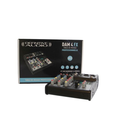 Definitive Audio DAM 4 FX Mixeur avec effets 5 canaux