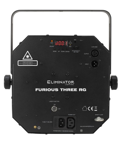 Effet LED FURIOUS THREE RG 3en1 Intimidator Lighting