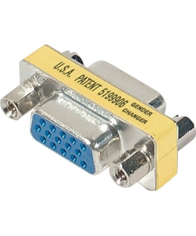 Adaptateur VGA femelle Femelle HD15 Type Raccord - CONNECTIQUES