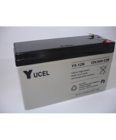Batterie Plomb Yucel 12V 5.0Ah C20 - Piles batteries chargeurs