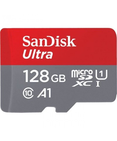 SanDisk Ultra microSDXC A1 128GB 120MB/s Adapt.SDSQUA4-128G-GN6MA Cartes MicroSD - Carte Mémoire
