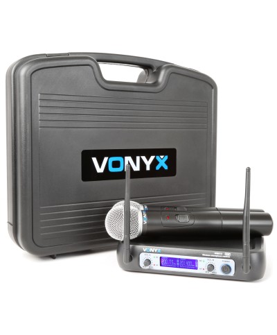 VONYX WM512 Système Double Micro sans fil VHF Micros Main