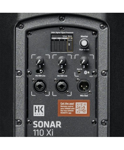 Enceinte Active HK Audio Sonar 110Xi Bluetooth 2 voies 400W RMS 25cm 