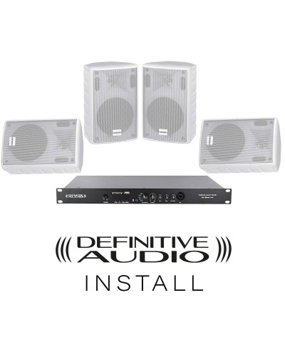 PACK INSTALL RESTO Blanc 4xNEF WH 1xMEDIA AMP ONE