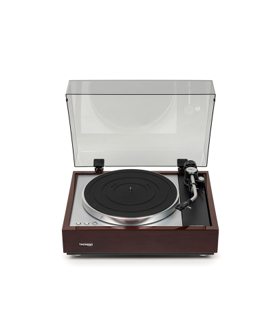 Thorens TD 1600 AVEC TP160 NOYER Platine Vinyle Entrainement Par Courroie Finition Noyer