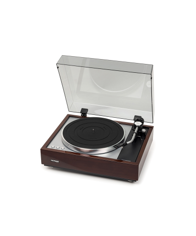 Thorens TD 1600 AVEC TP160 NOYER Platine Vinyle Entrainement Par Courroie Finition Noyer