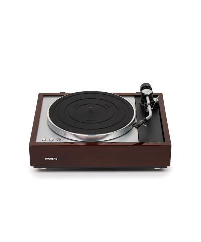 Thorens TD 1600 AVEC TP160 NOYER Platine Vinyle Entrainement Par Courroie Finition Noyer