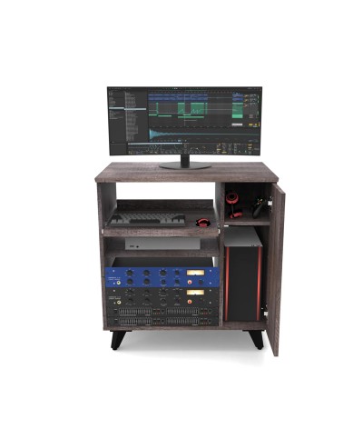 Glorious Dj MODULAR SIDE RACK WALNUT Modular Side Rack Finition Bois